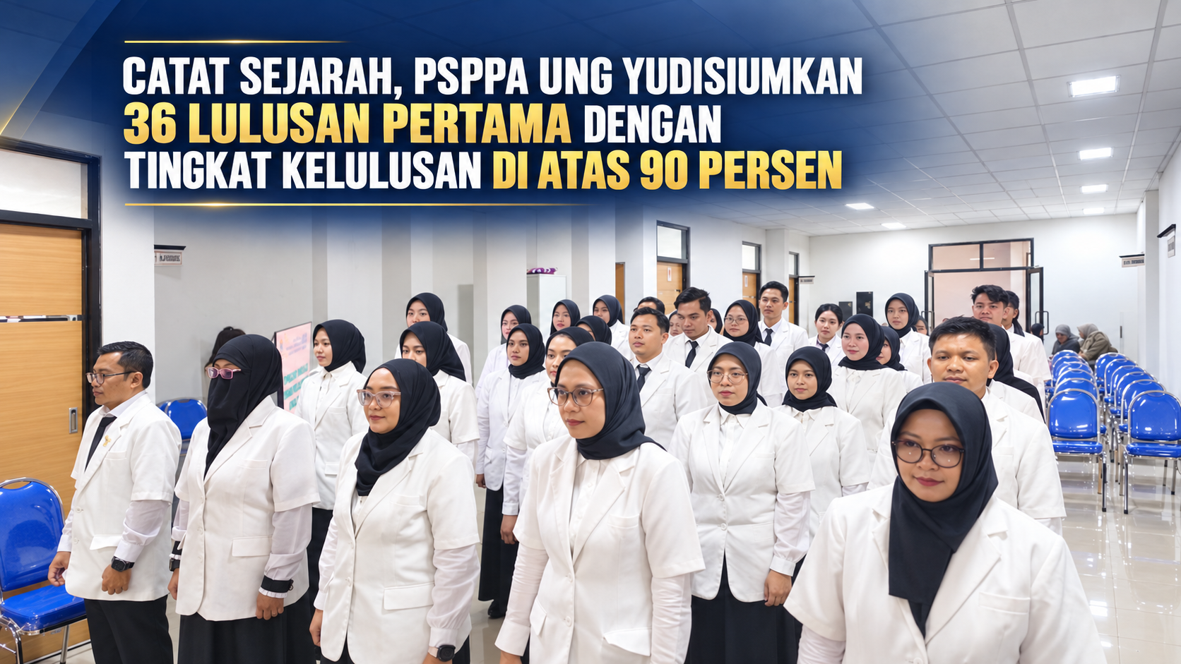 Catat Sejarah, PSPPA UNG Yudisiumkan 36 Lulusan Pertama dengan Tingkat Kelulusan di Atas 90 Persen
