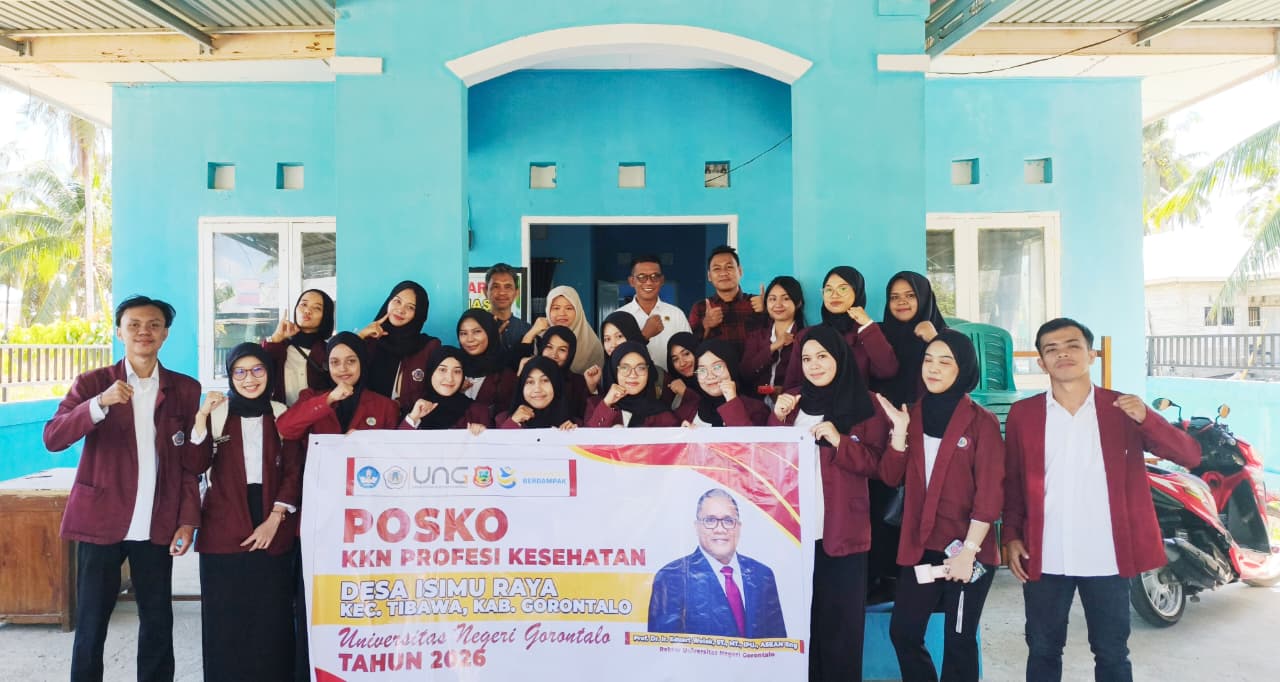 Mahasiswa KKN Profesi Kesehatan UNG 2026 Siap Mengabdi di Desa Isimu Raya